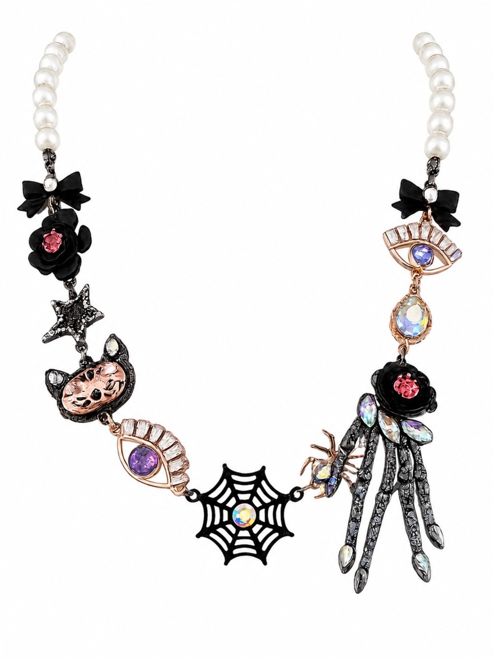 Betsey Johnson Glampire Statement Necklace
